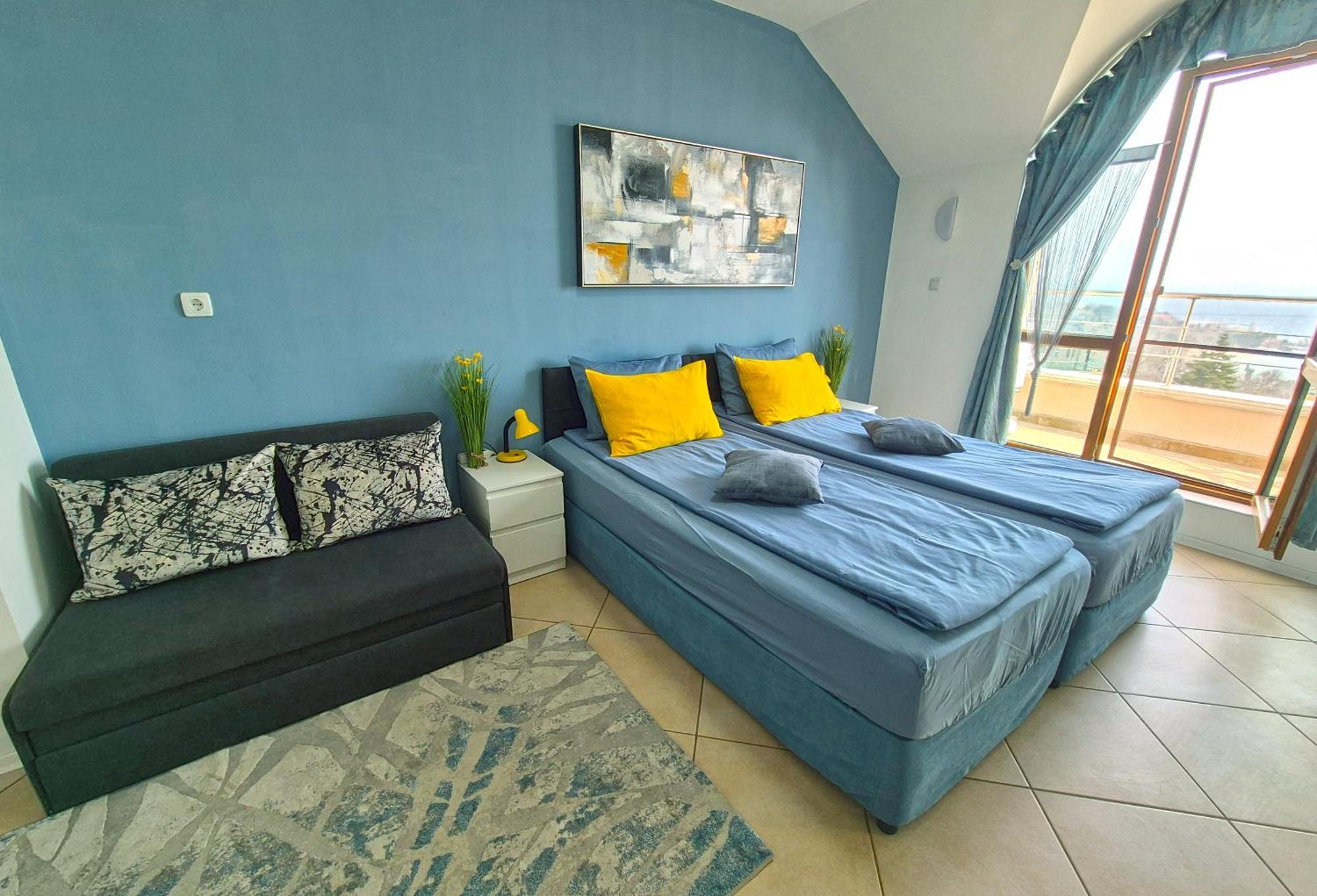Black Sea Narcissus - Quiet Studio With Amazing Sea View Varna Exterior foto